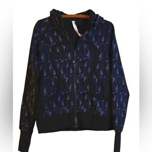 Lululemon 10 Geometric Yoga Activewear Hoodie